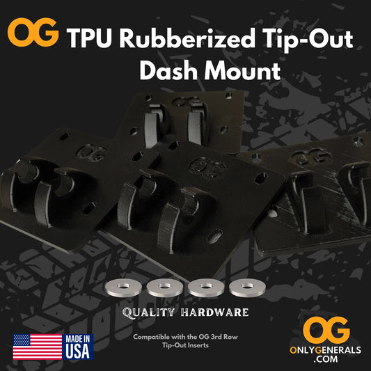 OG Rubberized Tip-Out Windshield Dash Mount for Polaris General