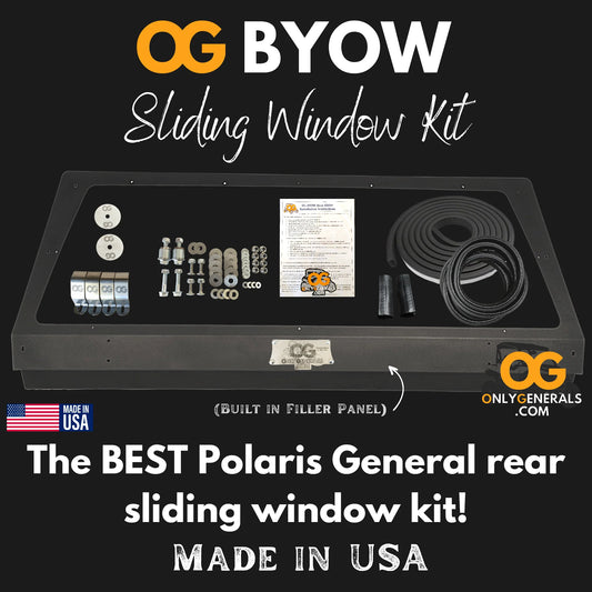 Polaris General BYOW Rear Sliding Window Frame Kit