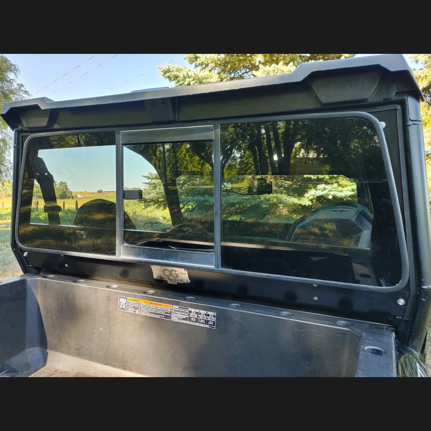 Polaris General BYOW Rear Sliding Window Frame Kit