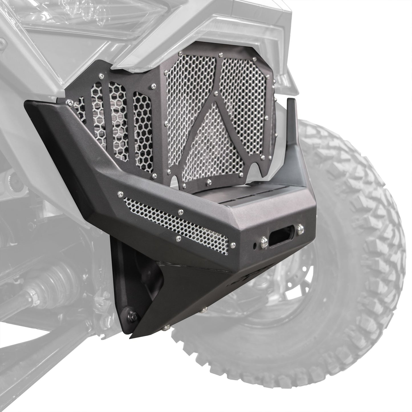 DRT Motorsports Polaris Pro R / Turbo R 2022-2024 Front Winch Bumper - Black
