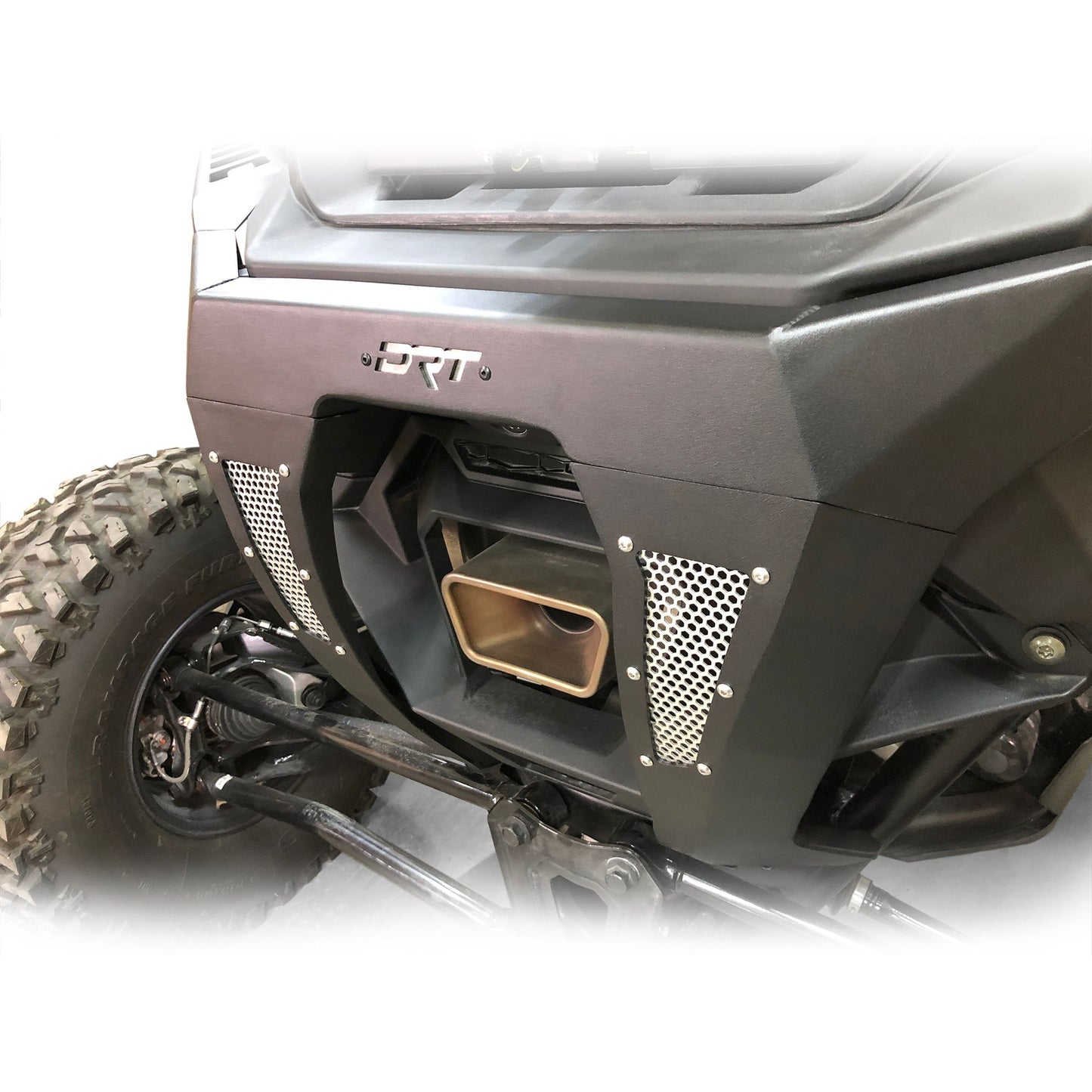 DRT Motorsports Polaris Pro R 2022+ Rear Bumper - Black