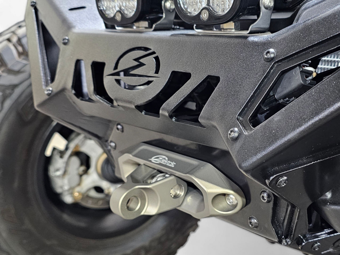 Elektric Offroad Designs UTV Winch Fairlead and Hook (Gunmetal)