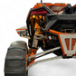 2022 to Current Polaris RZR Pro R, Pro S, Turbo R High Clearance Radius Rods in Clear Finish
