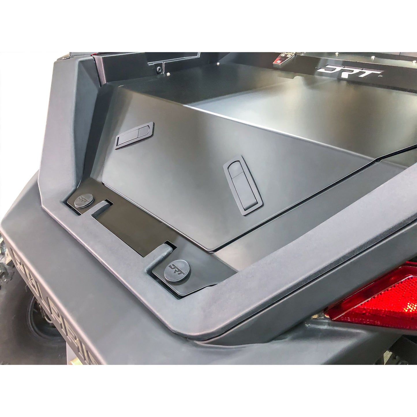 DRT Motorsports Polaris Pro R 2022+ Aluminum Trunk Enclosure - Black