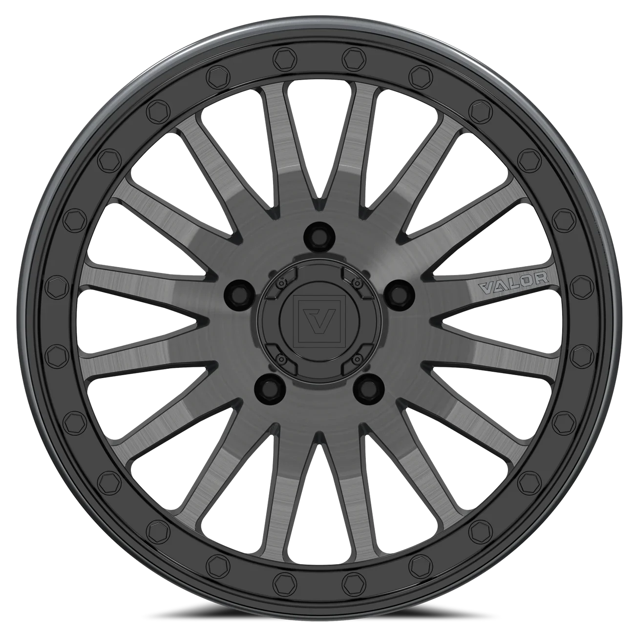Valor Offroad V06 Brushed Gunmetal (15 x 8)