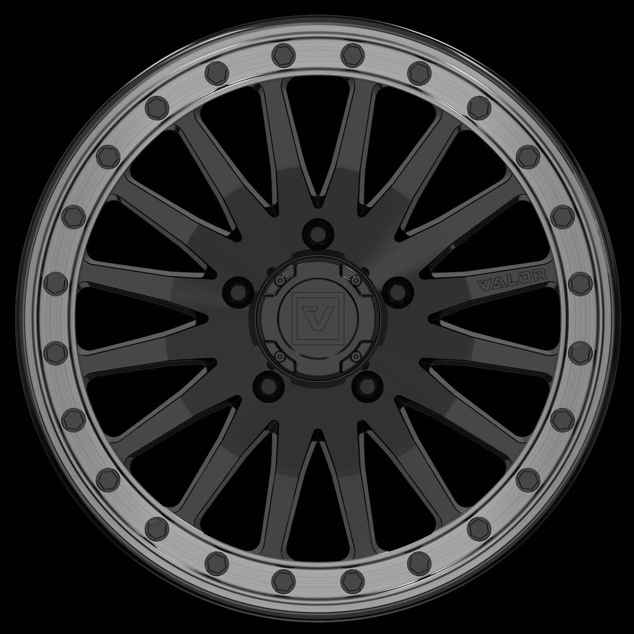 Valor Offroad V06 Gloss Black (15 x 8)