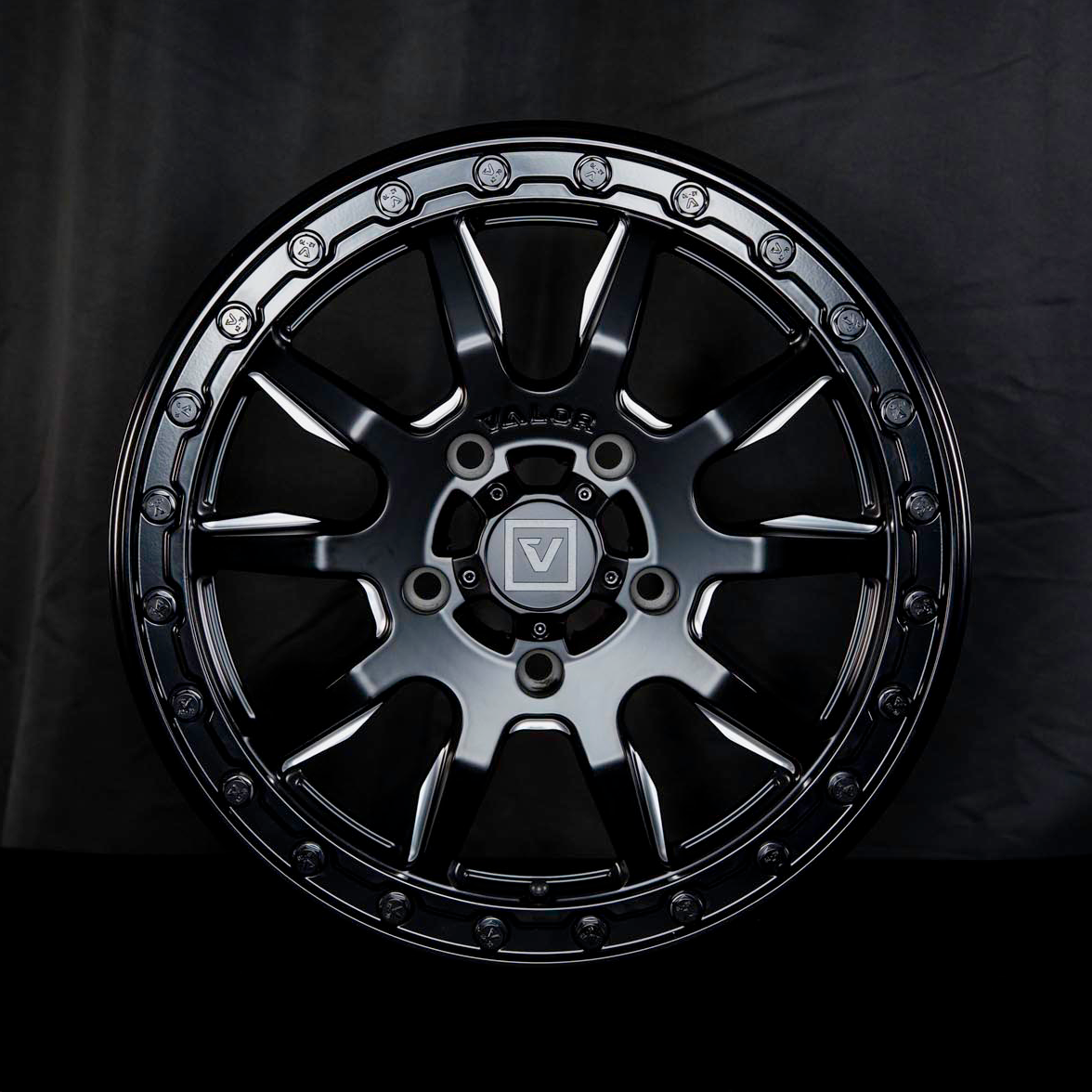 VBR20 Beadlock Ring Gloss Black