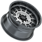 V17 UTV Wheel Brushed Gunmetal - Valor Offroad