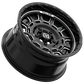V17 UTV Wheel Gloss Black Milled - Valor Offroad