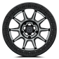 V18 Beadlock UTV Wheel Hyper Black - Valor Offroad