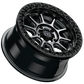 V18 Beadlock UTV Wheel Hyper Black - Valor Offroad