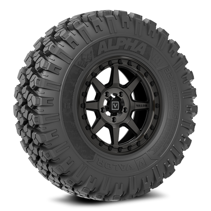 Alpha on 15x7 V13 DT UTV Wheel and Tire Kit