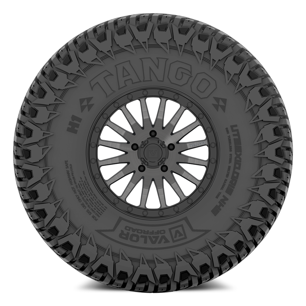 Tango on 15x8 V06 BG UTV Wheel and Tire Kit - Valor Offroad
