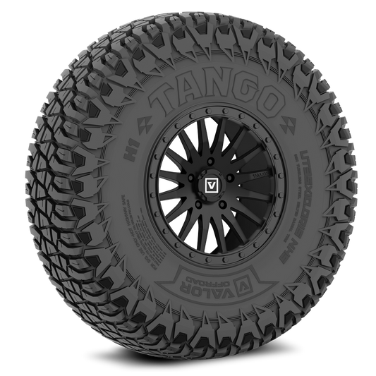 Tango on 15x8 V06 SB UTV Wheel and Tire Kit - Valor Offroad
