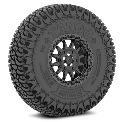 Tango on 15x7 V09 BC UTV Wheel and Tire Kit - Valor Offroad
