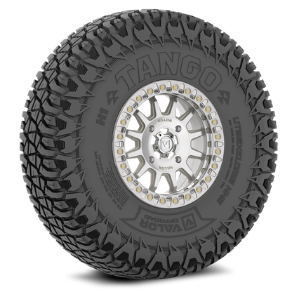 Tango on 15x7 V09 RM UTV Wheel and Tire Kit - Valor Offroad