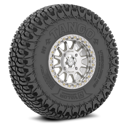 Tango on 15x7 V09 RM UTV Wheel and Tire Kit - Valor Offroad