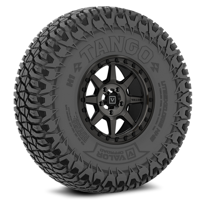 Tango on 15x7 V13 DT UTV Wheel and Tire Kit - Valor Offroad