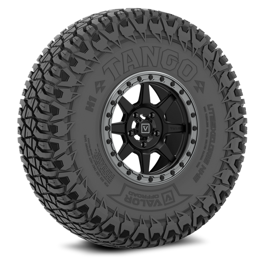 Tango on 15x7 V13 SB UTV Wheel and Tire Kit - Valor Offroad