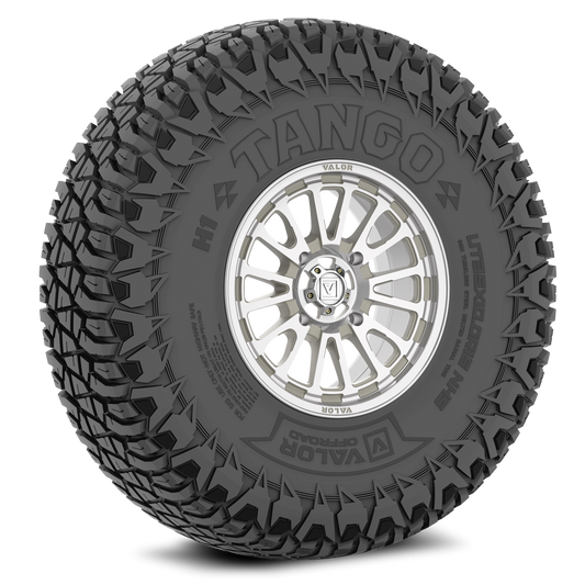 Tango on 15x7 V14 RM UTV Wheel and Tire Kit - Valor Offroad