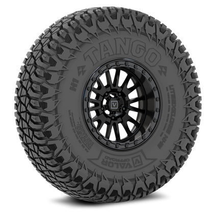 Tango on 15x8 V16 SB UTV Wheel and Tire Kit - Valor Offroad