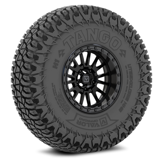 Tango on 15x8 V16 SB UTV Wheel and Tire Kit - Valor Offroad