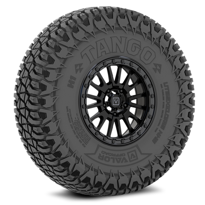 Tango on 15x7 V16 SB UTV Wheel and Tire Kit - Valor Offroad