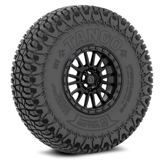 Tango on 15x7 V16 SB UTV Wheel and Tire Kit - Valor Offroad