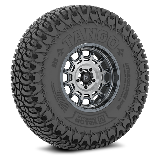 Tango on 15x8 V17 BG UTV Wheel and Tire Kit - Valor Offroad