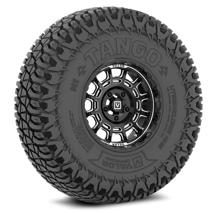 Tango on 15x8 V17 BM UTV Wheel and Tire Kit - Valor Offroad