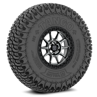 Tango on 15x7 V18 HB UTV Wheel and Tire Kit - Valor Offroad