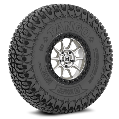 Tango on 15x7 V18 RM UTV Wheel and Tire Kit - Valor Offroad