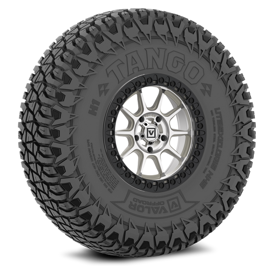 Tango on 15x7 V18 RM UTV Wheel and Tire Kit - Valor Offroad