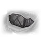 DRT Motorsports Polaris Pro R / Turbo R 2022-2024 Aluminum Front Grill - Black