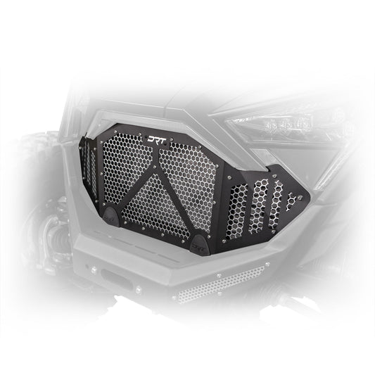 DRT Motorsports Polaris Pro R / Turbo R 2022-2024 Aluminum Front Grill - Black