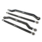 DRT Motorsports Polaris 2024+ XP1K/4 (64") Billet Aluminum High Clearance Radius Rod Set, Black