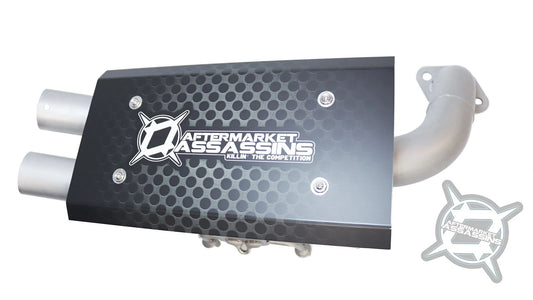 AA Stainless Slip-On Exhaust for Polaris General & RZR S 1000 **1-3 Day Lead Time** | 110-1006