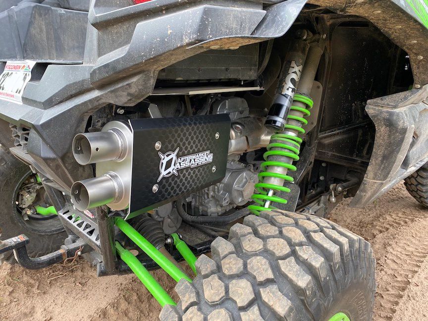 AA Kawasaki KRX Slip-On Exhaust **1-3 Day Lead Time** | 110-1010