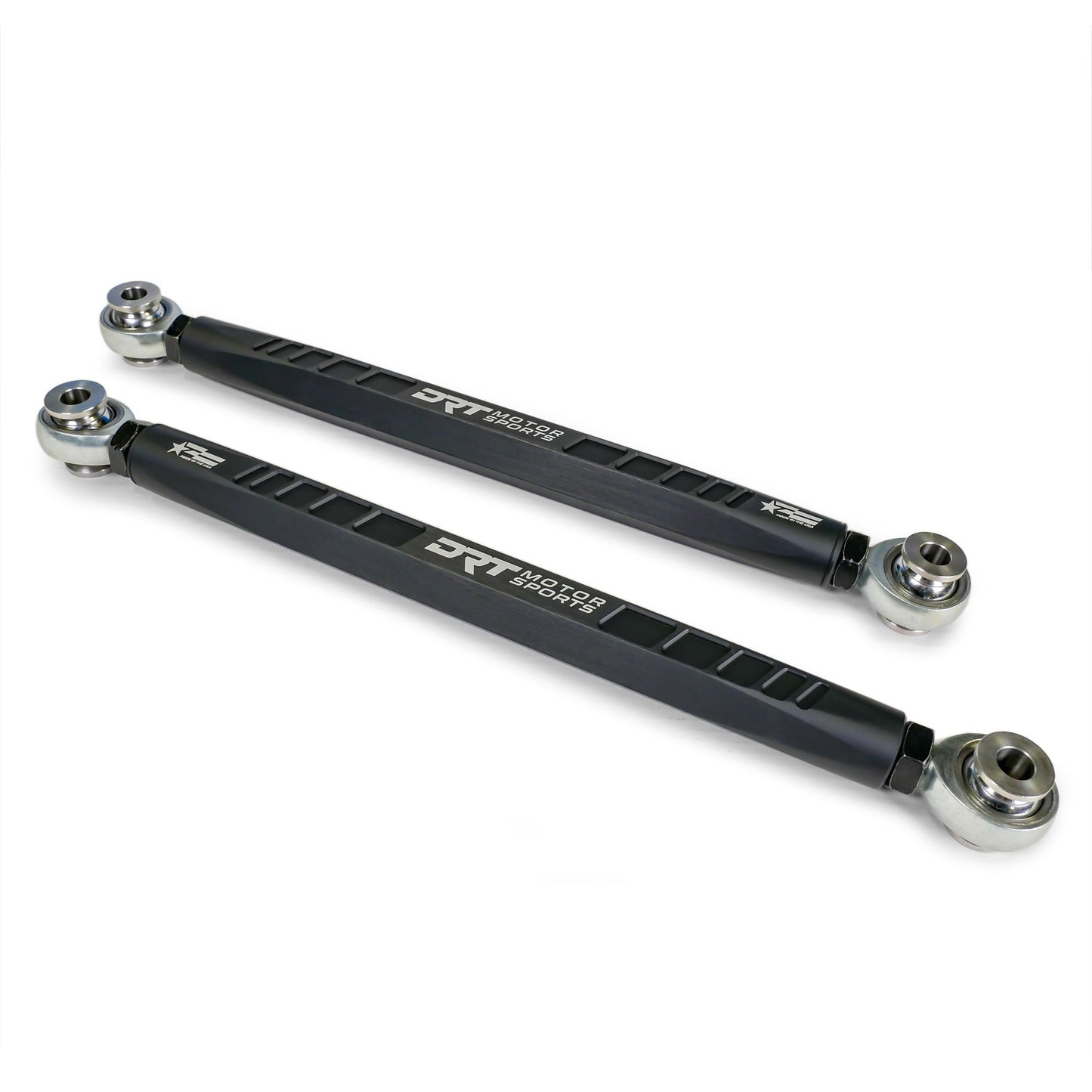 DRT Motorsports Can Am Maverick R Hex Rear Sway Bar Link Set, Black