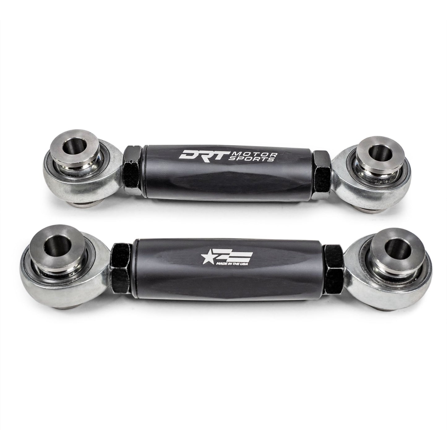 DRT Motorsports Can Am Maverick R Hex Front Sway Bar Link Set, Black