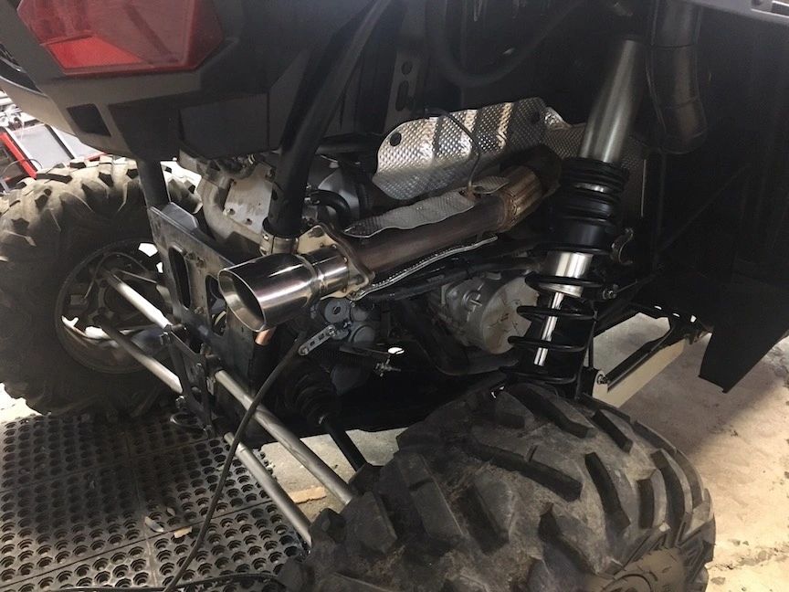 RZR XP Turbo Straight Pipe **1-3 Day Lead Time** | 110-1003