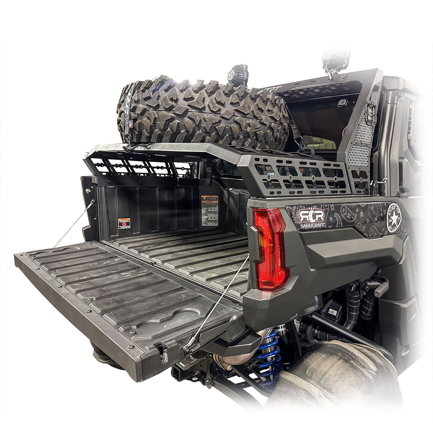 DRT Motorsports Polaris XPEDITION Tire Carrier / Chase Rack System