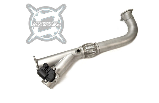 AA RZR Turbo 2.5" Electronic Side Dump Cutout Exhaust Head Pipe | 110-1012
