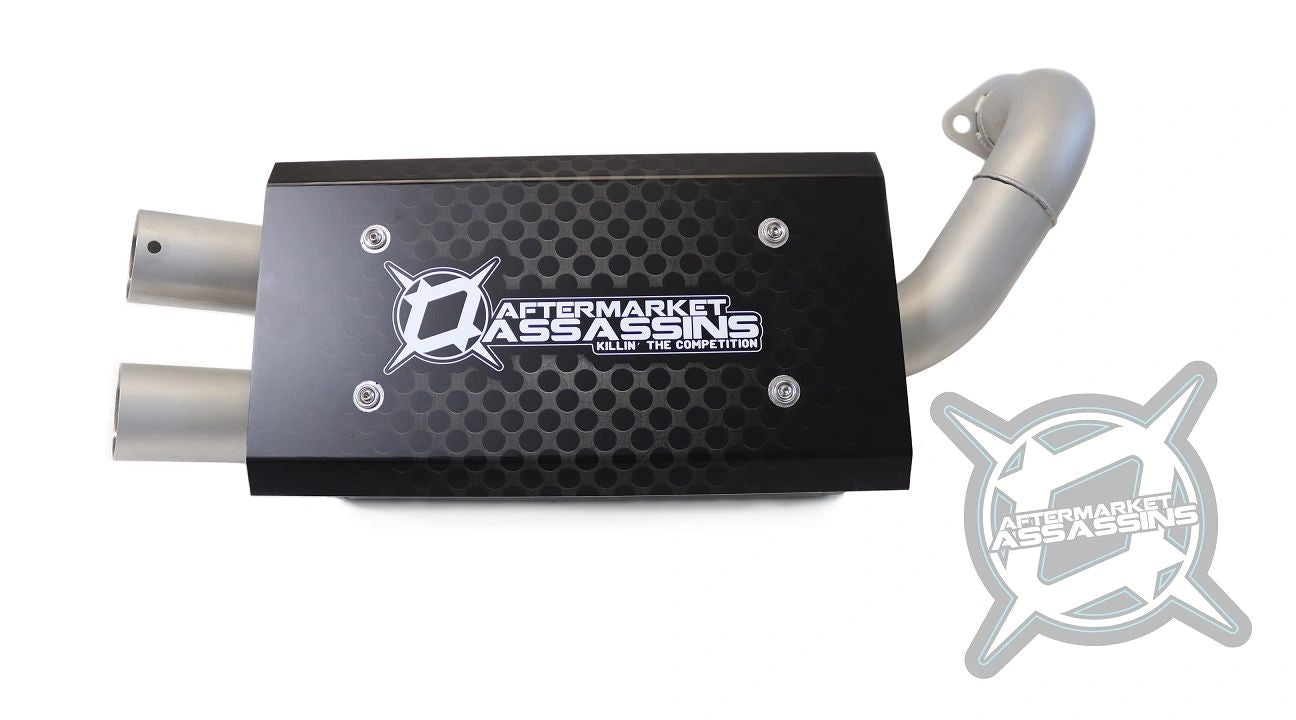 AA Stainless Slip-On Exhaust for 2018-Up Polaris Ranger XP 1000 **3-5 day lead time** | 110-1015