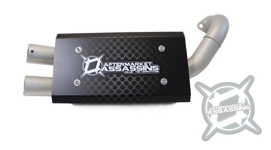 AA Stainless Slip-On Exhaust for 2018-Up Polaris Ranger XP 1000 **3-5 day lead time** | 110-1015