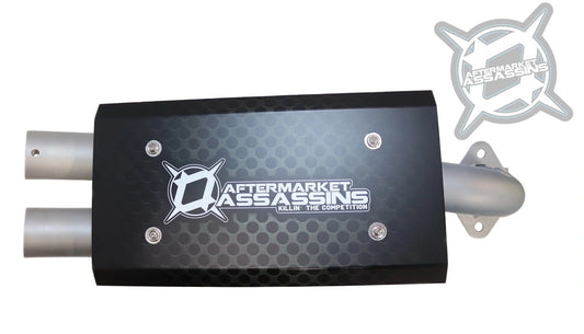 AA Stainless Slip-On Exhaust for 2015-23 RZR XP 1000 & 2018-22 RS1 **1-3 Day Lead Time** | 110-1002