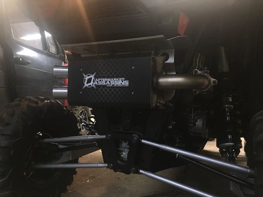 AA Stainless Slip-On Exhaust for 2016-21 RZR XP Turbo **1-3 Day Lead Time** | 110-1001