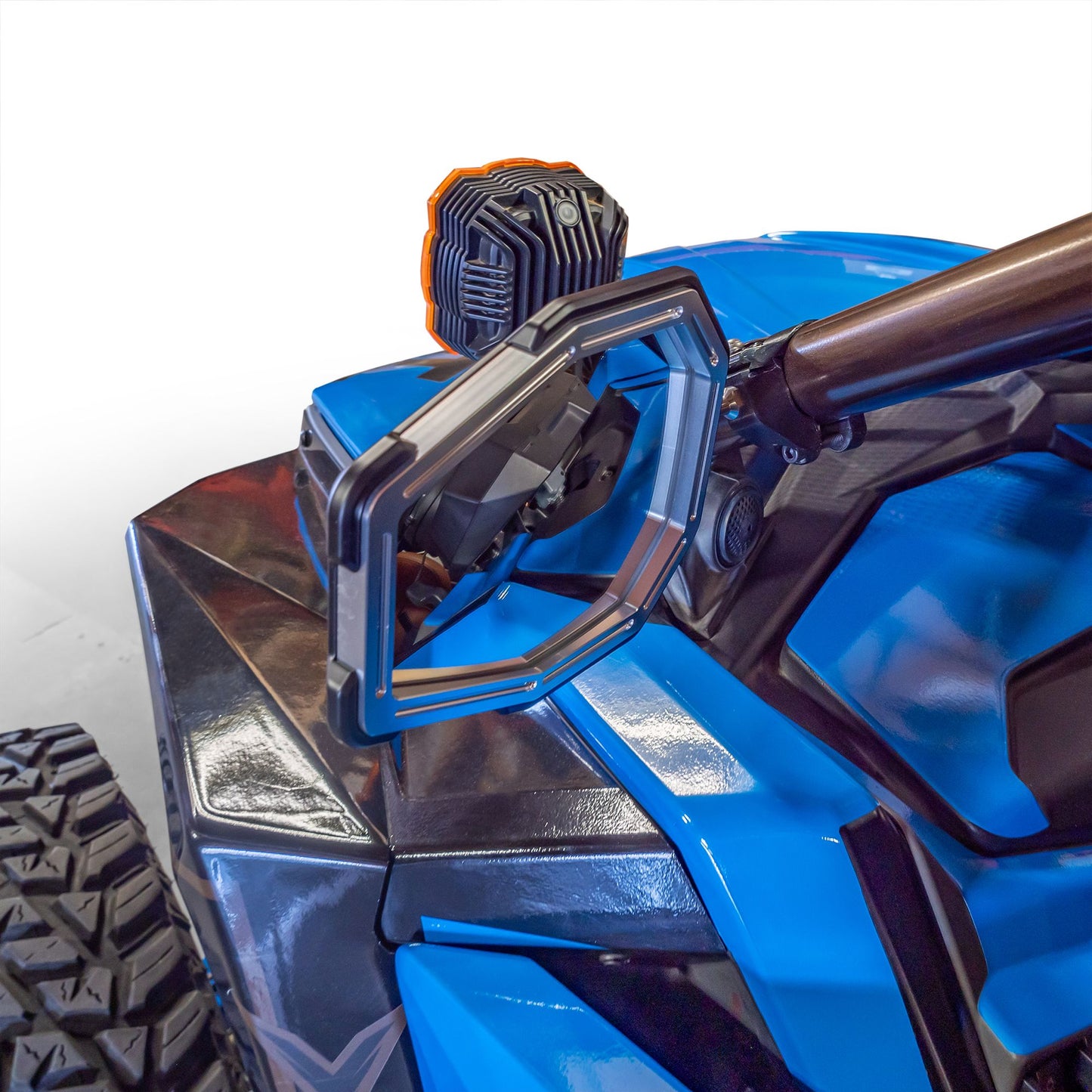 DRT Motorsports Tactical Convex Side Mirror Set, 1.500" Clamps