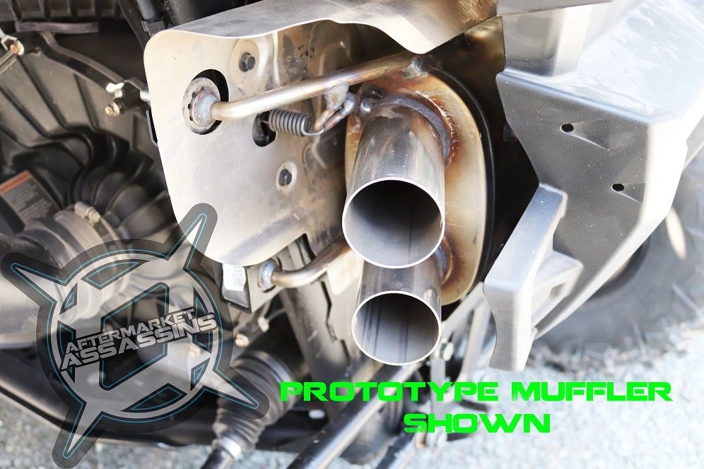 AA Stainless Slip-On Exhaust for 2024 RZR XP 1000 | 110-1017