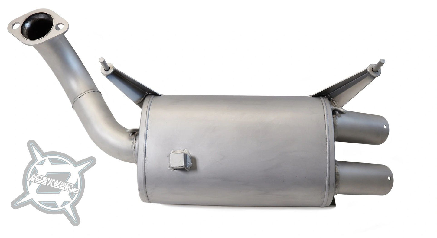 AA Stainless Slip-On Exhaust for 2018-Up Polaris Ranger XP 1000 **3-5 day lead time** | 110-1015